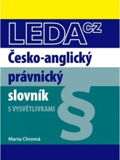 Česko-anglický právnický slovník (Chromá)